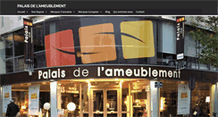 Desktop Screenshot of palais-ameublement.com